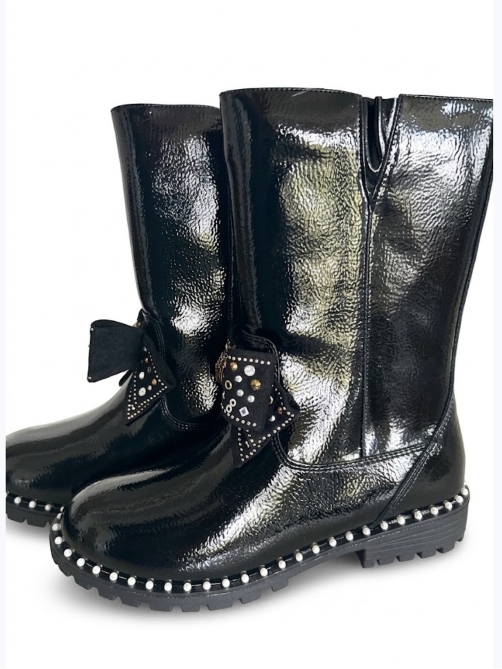 NEW Kurt Geiger Girls Sz 4 Embellished Boots